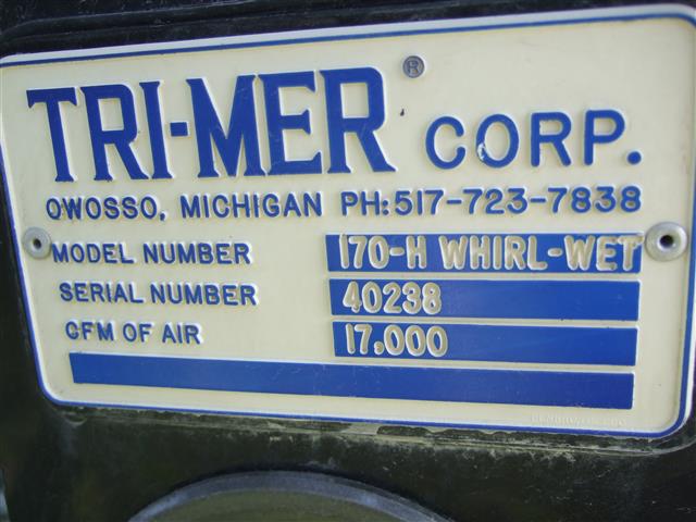 Tri-Mer 170-HWHIRL-WET, Machine ID: 6590